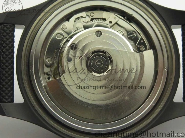 MIROTIME 0401 Modern PILOT IW389001 ZF 1:1 Best Edition Ceramic Case Black Dial on Nylon Strap A7750 (Same Function As Genuine) 7158